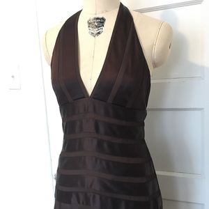 100% silk evening gown